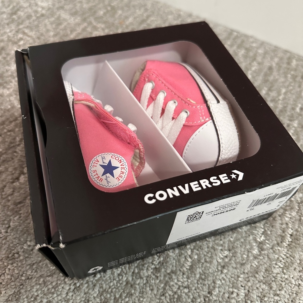 Baby converse in pink